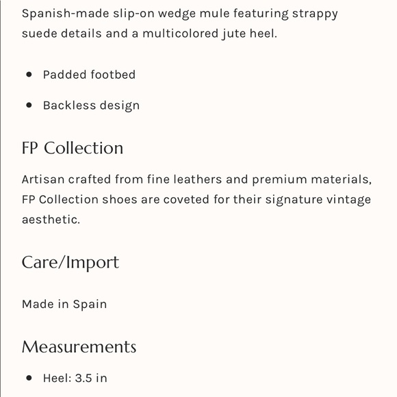 Never Worn! Free People Glorieta Wedge, Red, 40 - Picture 4 of 8